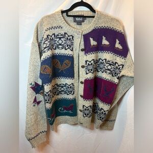 Woolrich Multicolor Patterned Cardigan